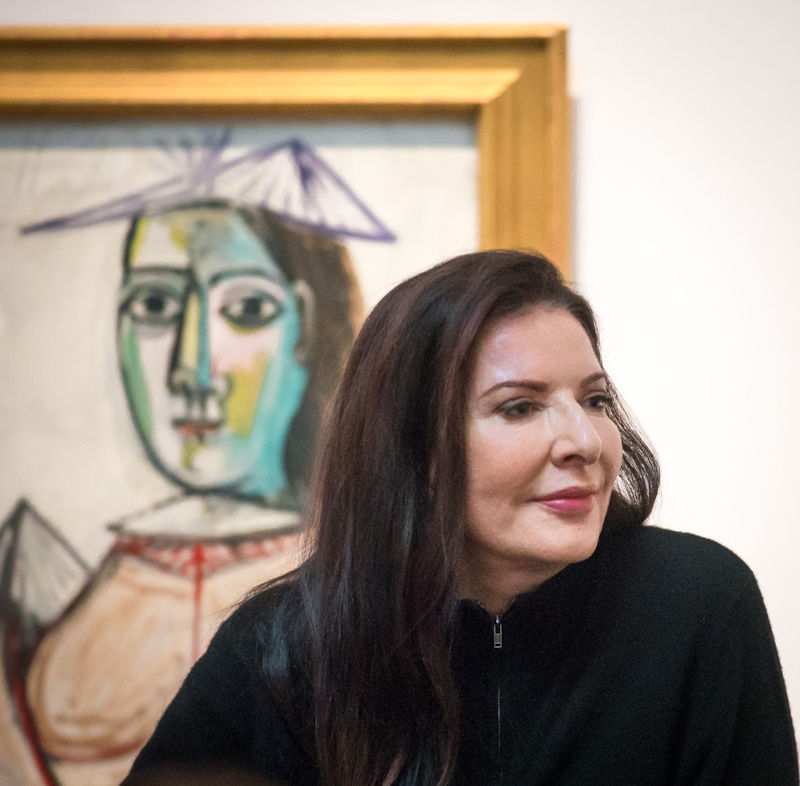 Marina Abramovic, retratada en 2017 en Estocolmo. Foto: Frankie Fouganthin.