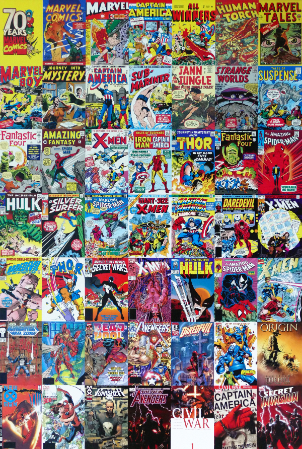 Portadas de cómics de Marvel / Pixabay