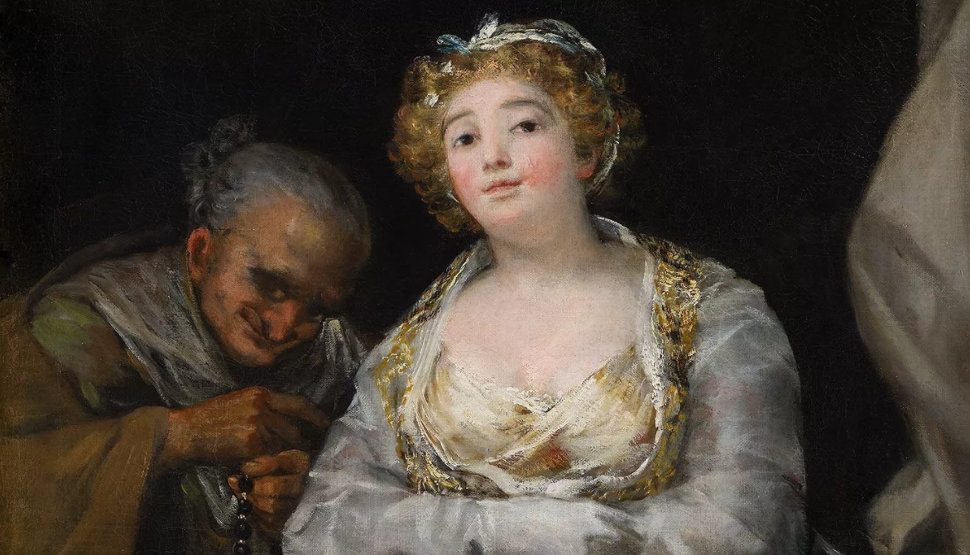 ‘Maja y celestina al balcón', de Francisco de Goya