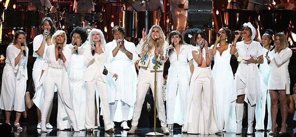 No nos engañemos: pese a la actuación de Kesha, los Grammy fueron cosa de hombres