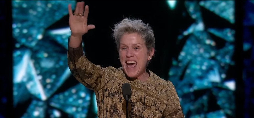 ¿Qué es la ‘cláusula de inclusión’ que propone Frances McDormand?