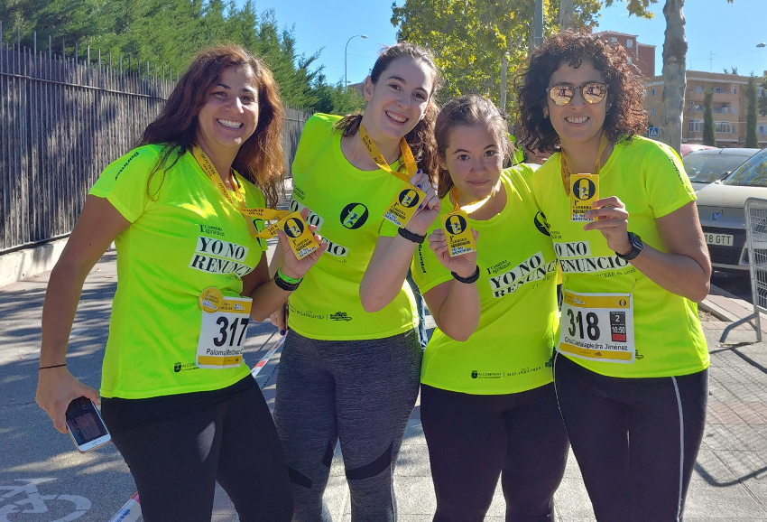 Nosotras, antes y después de enfrentarnos a la carrera. Foto: Raquel Sánchez