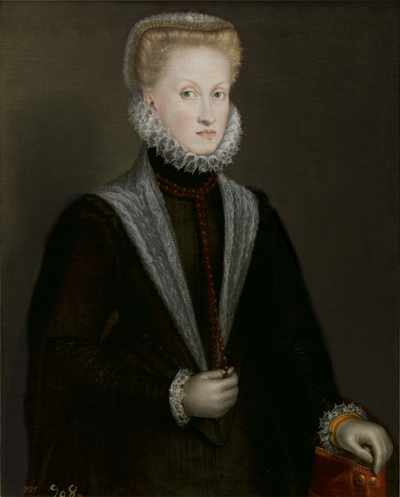 Retrato de la reina Ana de Austria por Sofonisba Anguissola, 1573. Foto: Museo Nacional del Prado. 