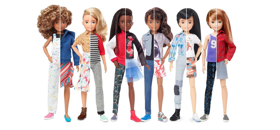 Mattel lanza una colección de muñecos de género inclusivo