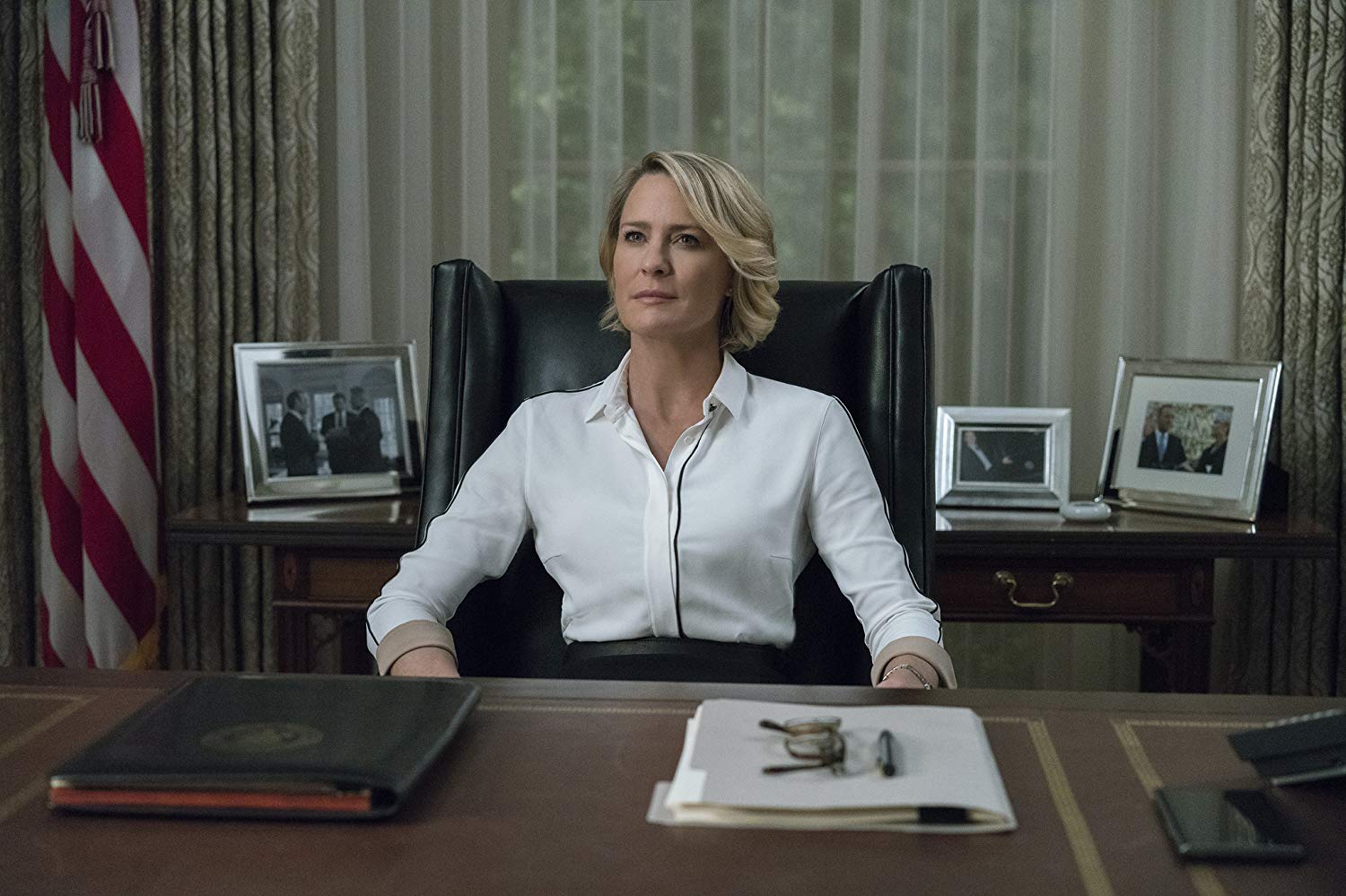 Robin Wright en 'House of cards'. 