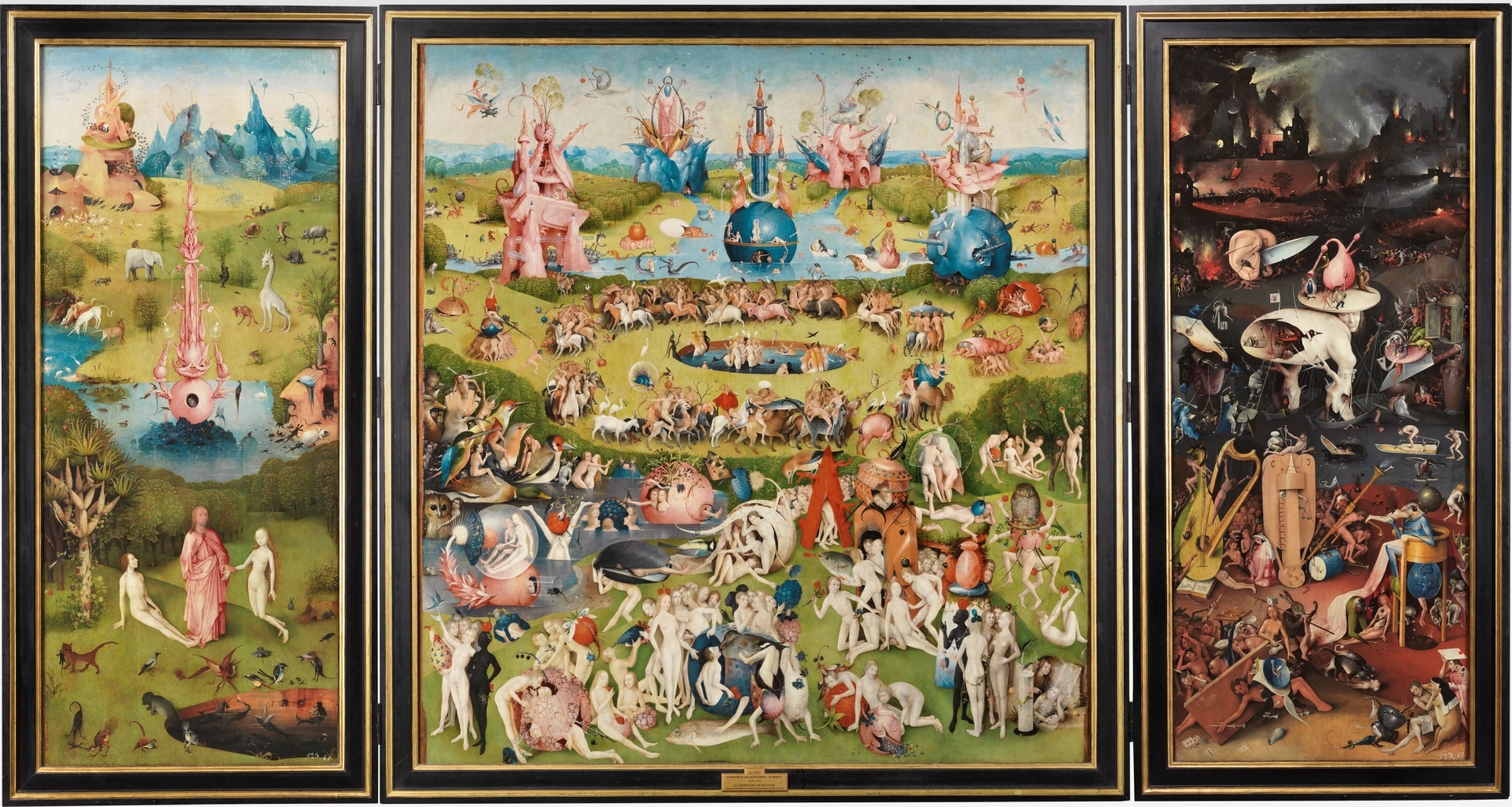 'El jardín de las delicias' de El Bosco. Imagen: Museo del Prado. 'El jardín de las delicias' de El Bosco. Imagen: Museo del Prado.
