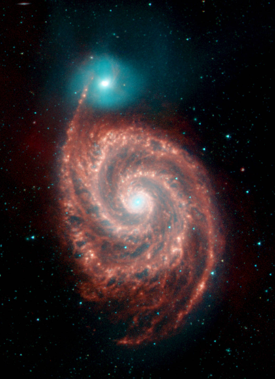 Imagen de la Galaxia Remolino (M51)