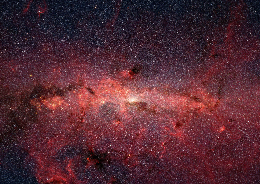 Estrellas en el núcleo giratorio de la Vía Láctea.