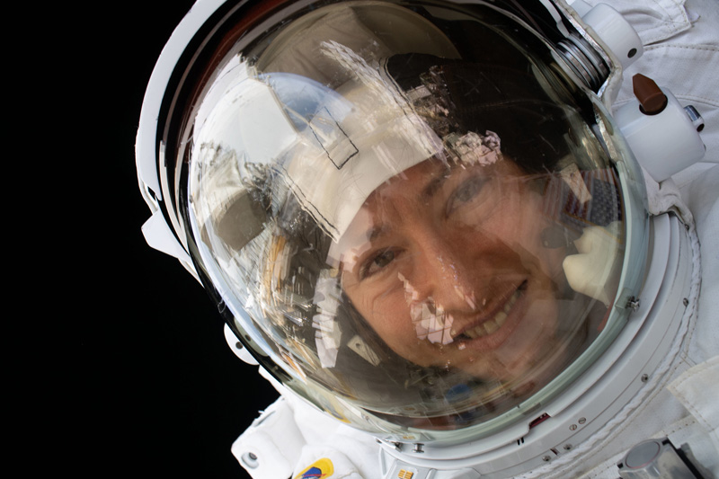 Christina Koch ha regresado hoy a la Tierra tras 328 días en la Estación Espacial Internacional. 