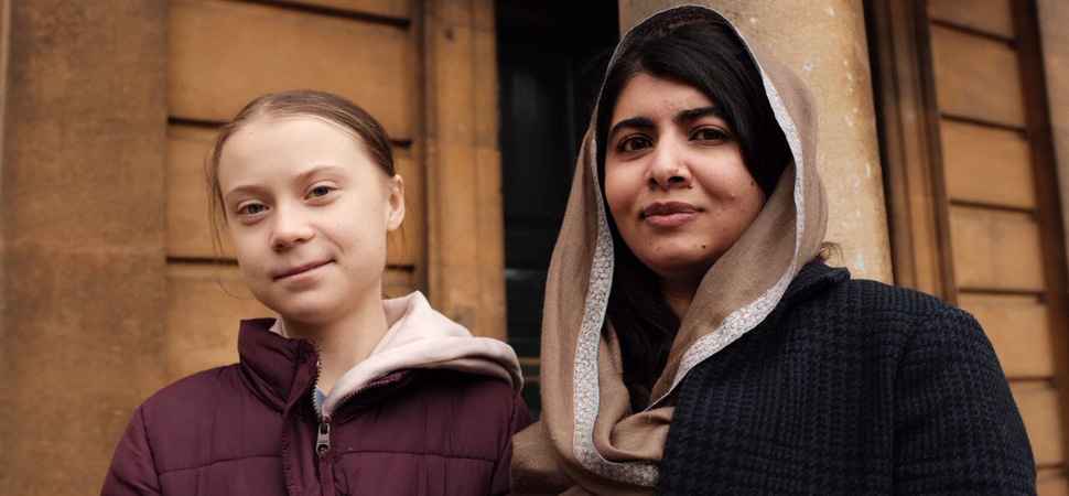 Cuando Greta conoció a Malala