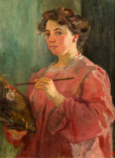 ‘Autorretrato’, de Lluisa Vidal. Imagen: Museo Nacional de Arte de Cataluña.