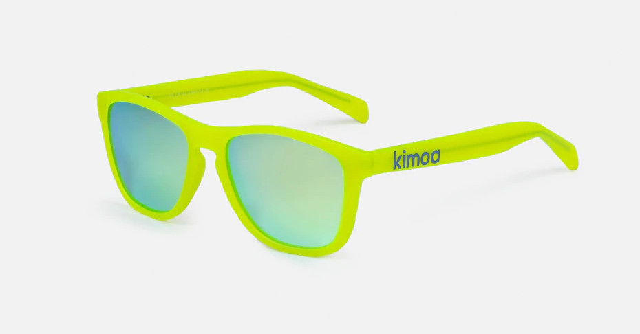 Gafas de sol unisex Kimoa LA Alarm con montura en amarillo.
