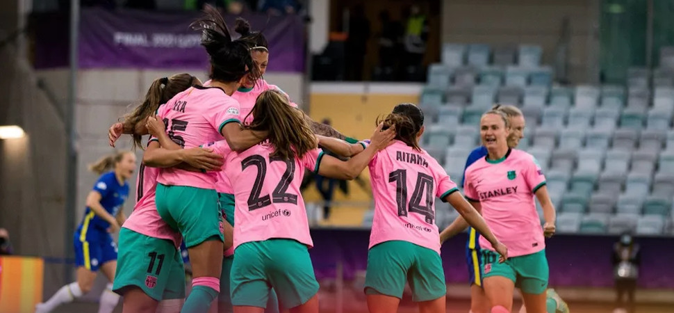 Las jugadoras del Barcelona conquistan Europa