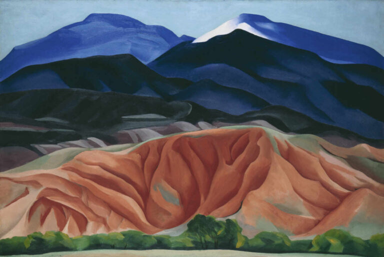 'Paisaje de Black Mesa, Nuevo México'. Georgia O’Keeffe.