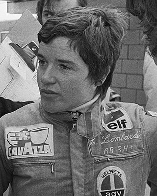 Lombardi en el Gran Premio de Países Bajos en 1975. Foto: Wikimedia Commons.