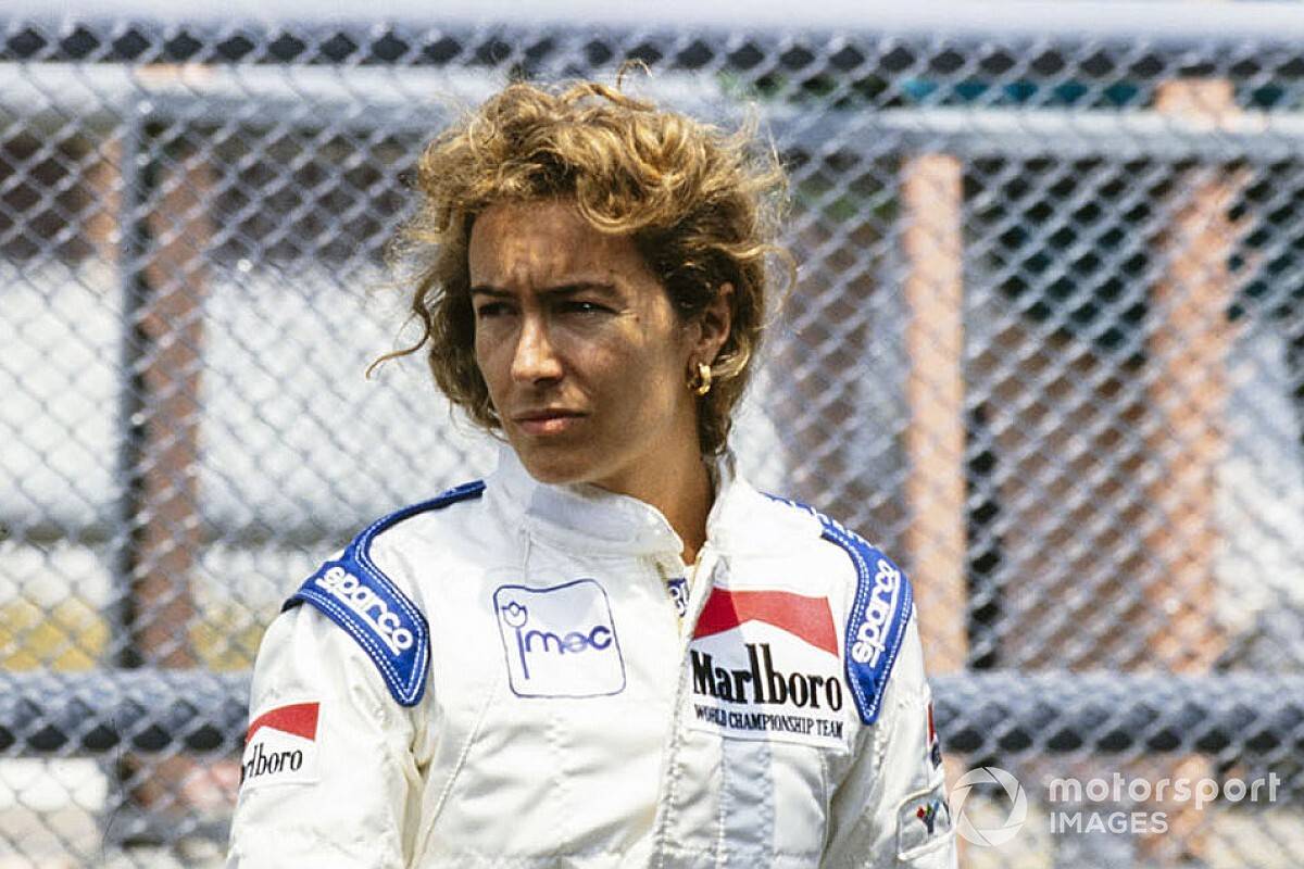 Giovanna Amati en el Gran Prémio de México en 1992 Foto: Motorsport.