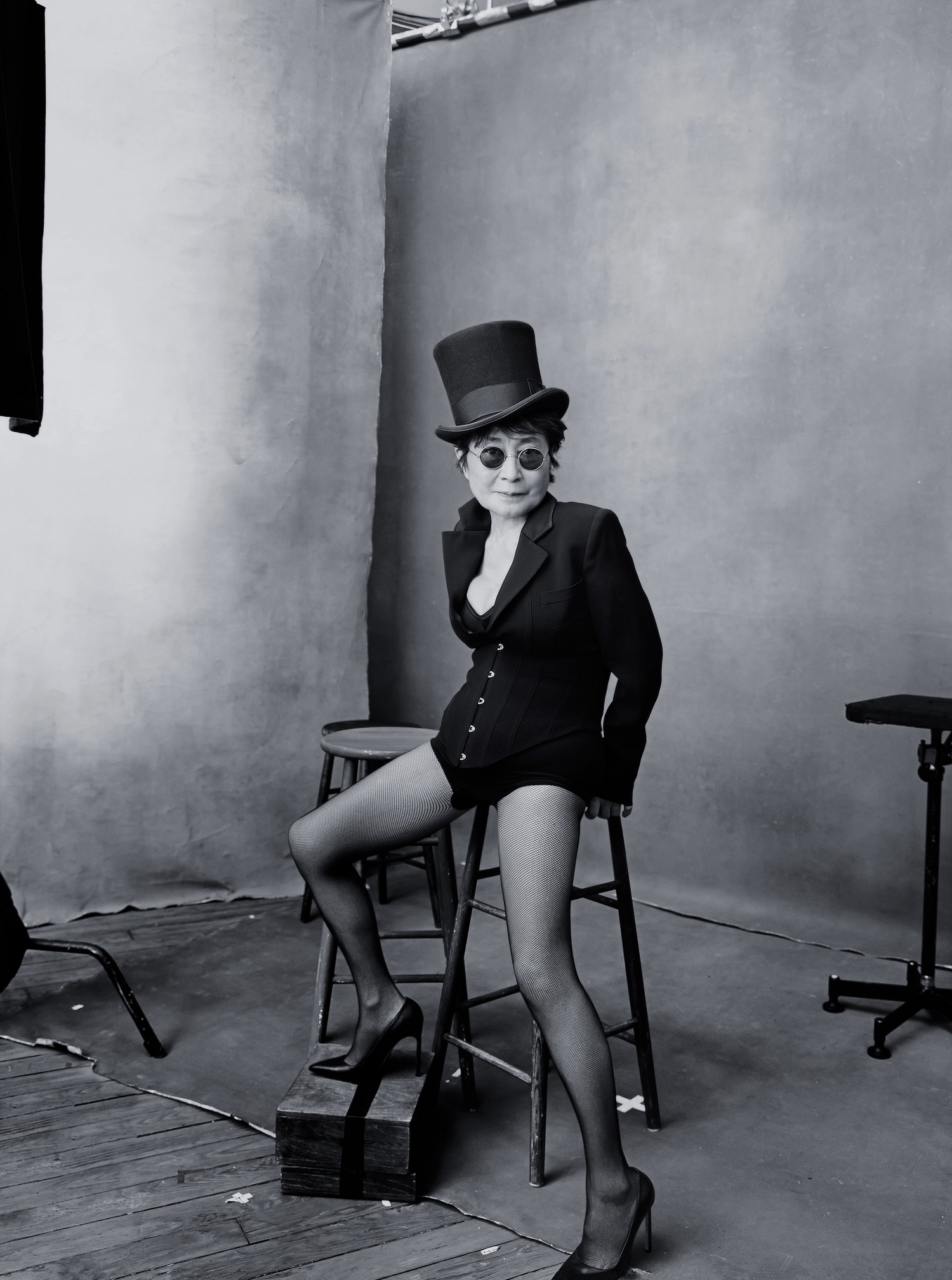 Yoko Ono fotografiada por Annie Leibovitz (2016) Yoko Ono fotografiada por Annie Leibovitz (2016)