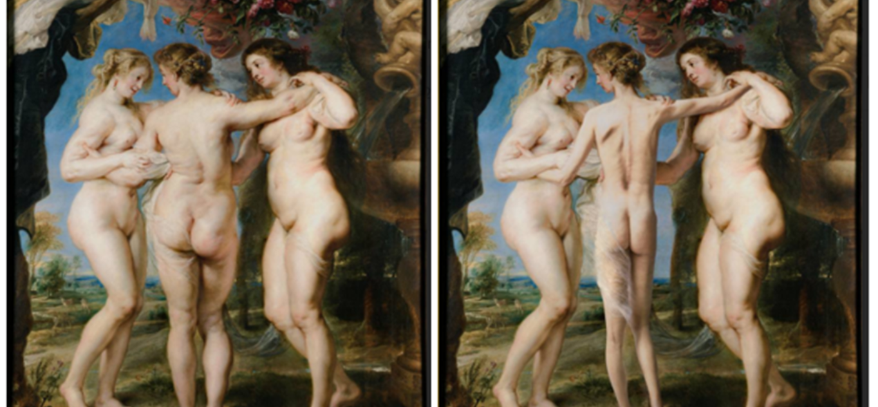¿Imaginas a las tres Gracias de Rubens con anorexia?