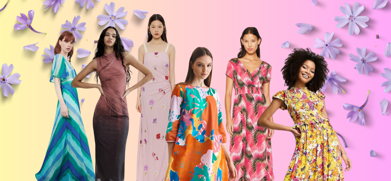 15 vestidos estampados para soñar con la primavera