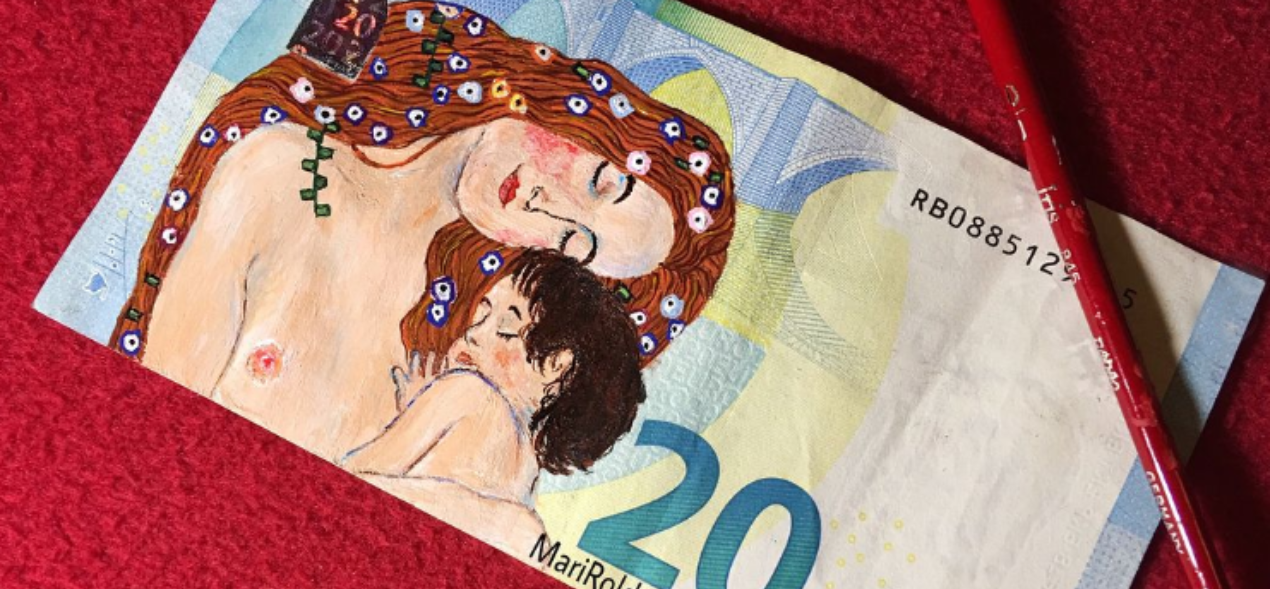 La artista que convierte el dinero en arte