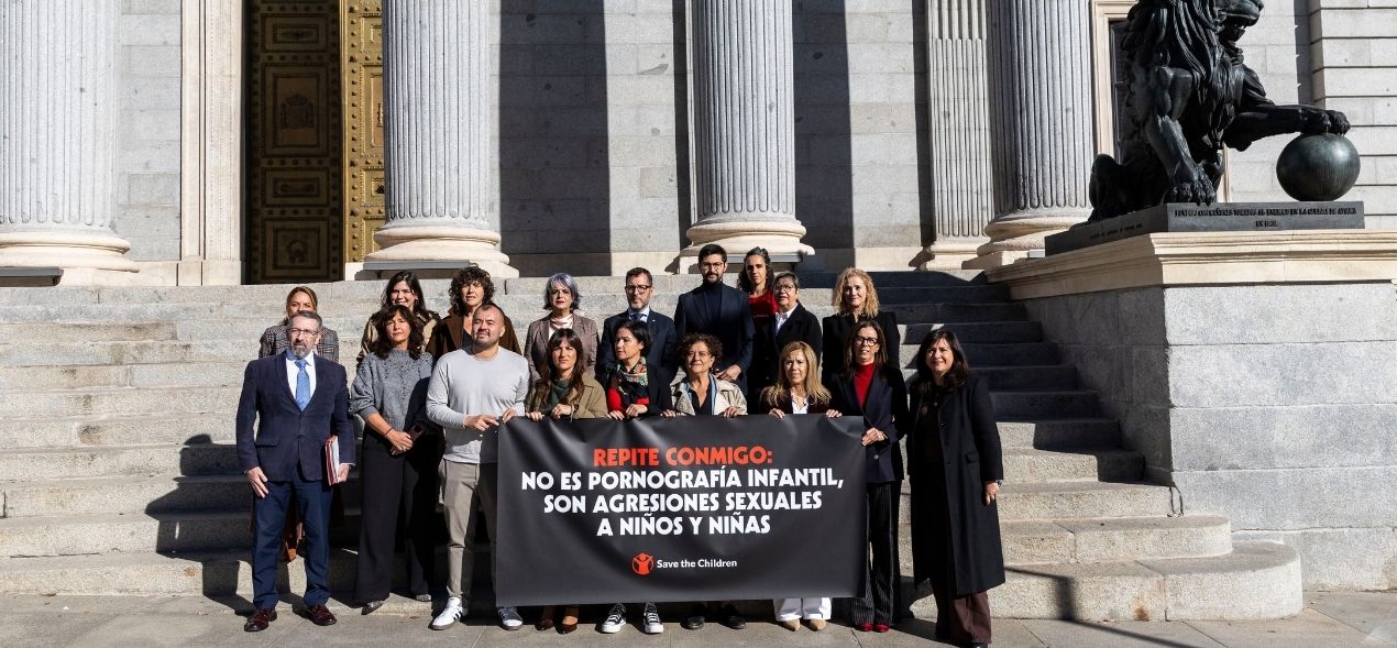 ‘No es pornografía infantil, es agresión sexual’: Save the Children y las fuerzas políticas se unen para acabar con esta expresión