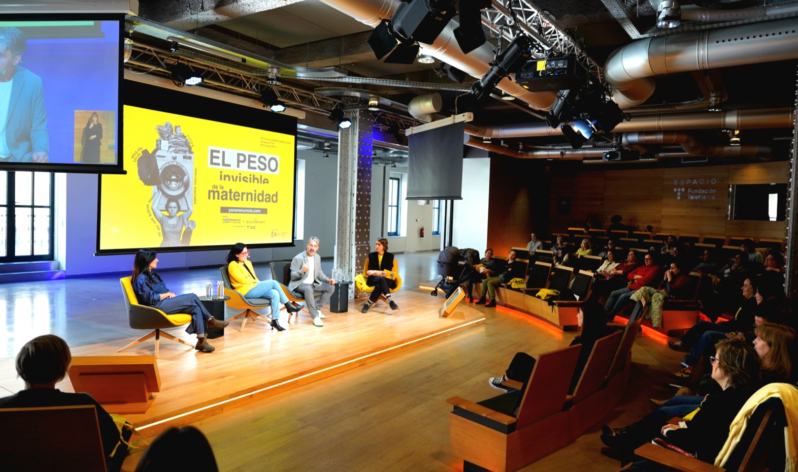 Durante la presentación del estudio tuvo lugar una mesa de debate con Laura Baena, Ana Asensio, Erick Pescador y Sonia Encinas.
