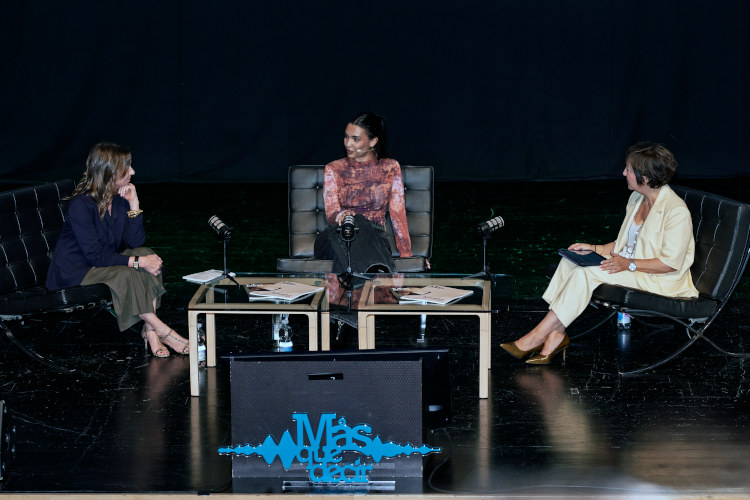 Elisa Brustoloni (Dentsu), Paula Muñoz (Ac2ality) y Esther Valdivia (MAS).