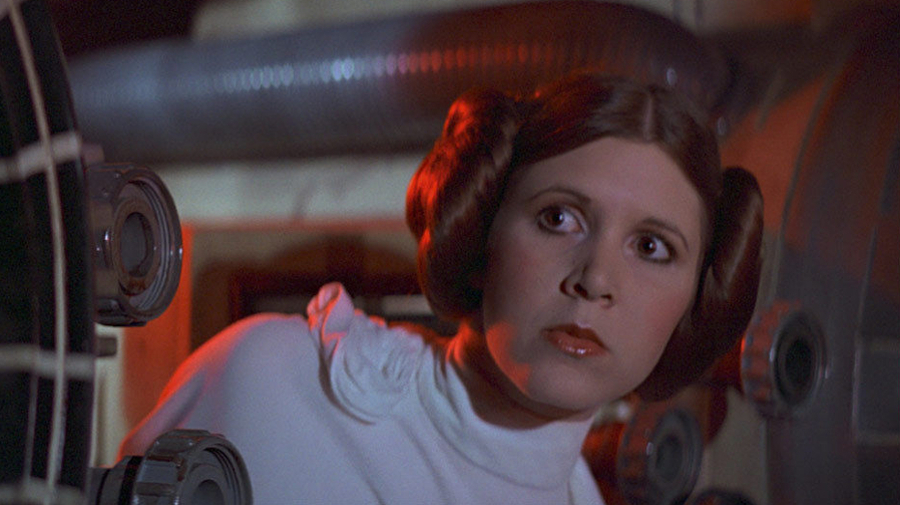 Carrie Fisher es la princesa Leia en ‘La Guerra de las Galaxias’(1977)/Foto: starwars.com/Disney