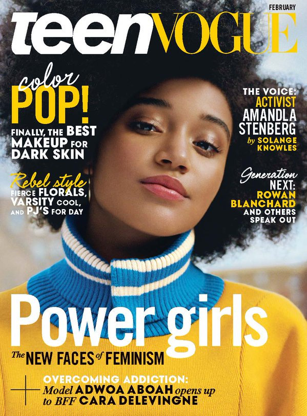 Portada de Teen Vogue de febrero