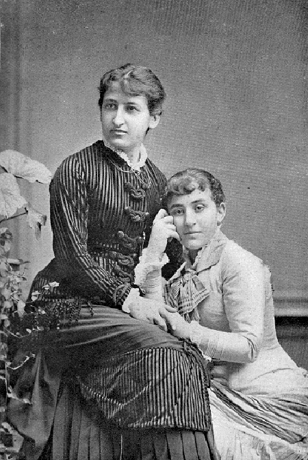 La Dra. Jacobs junto a una paciente, 1882. Imagen: Wikimedia Commons