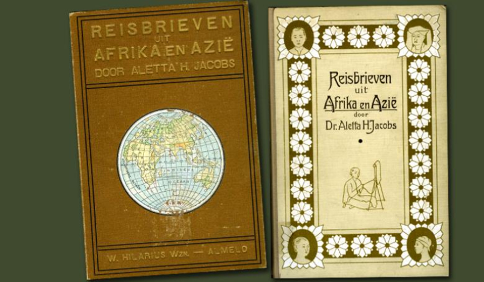 Ediciones de 1915 (izquierda) y 1913 del recopilatorio de cartas que Jacobs escribió durante sus viajes. Imagen: atria.nl