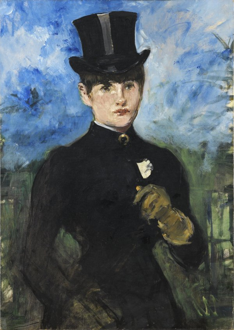 'Amazona de frente' de Édouard Manet. Imagen: Museo Thyssen-Bornemisza