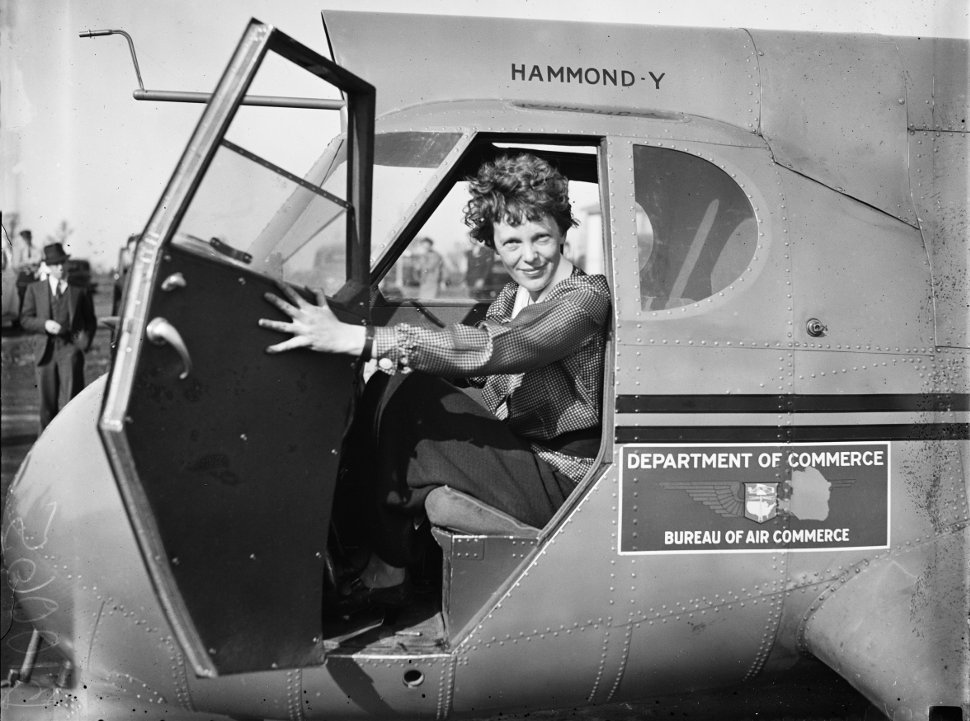 La aviadora en 1936. Foto: Wikimedia Commons