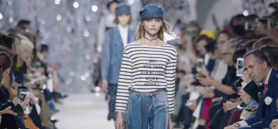 Dior lleva su mensaje feminista un paso más allá