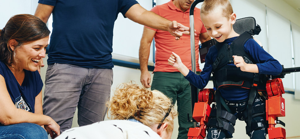 Un robot para ayudar a los niños a caminar