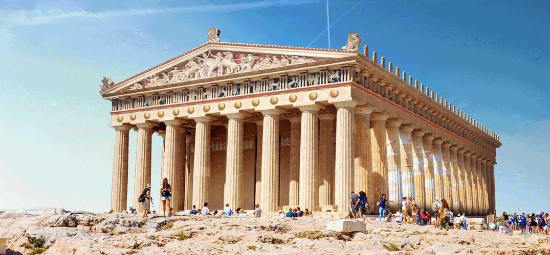 Así eran el Partenón y otras seis maravillas arquitectónicas