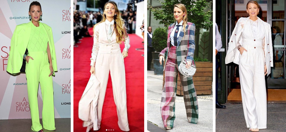 El traje no hace al hombre…ni a Blake Lively